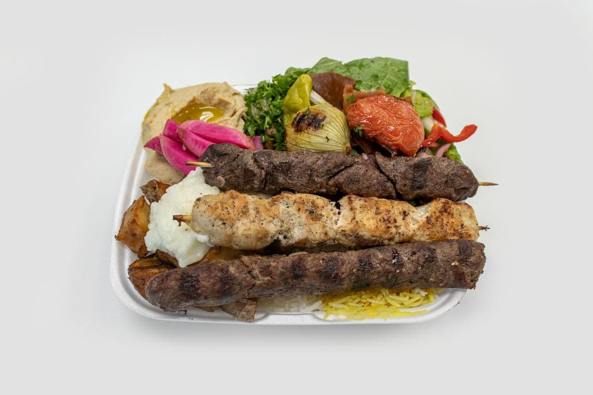 Mixed Kabob Plate