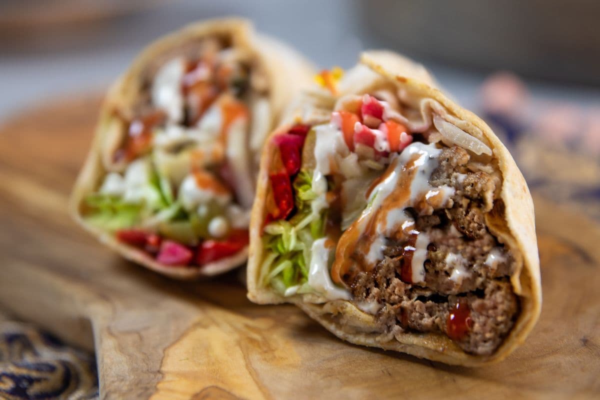Beef Shawarma Wrap