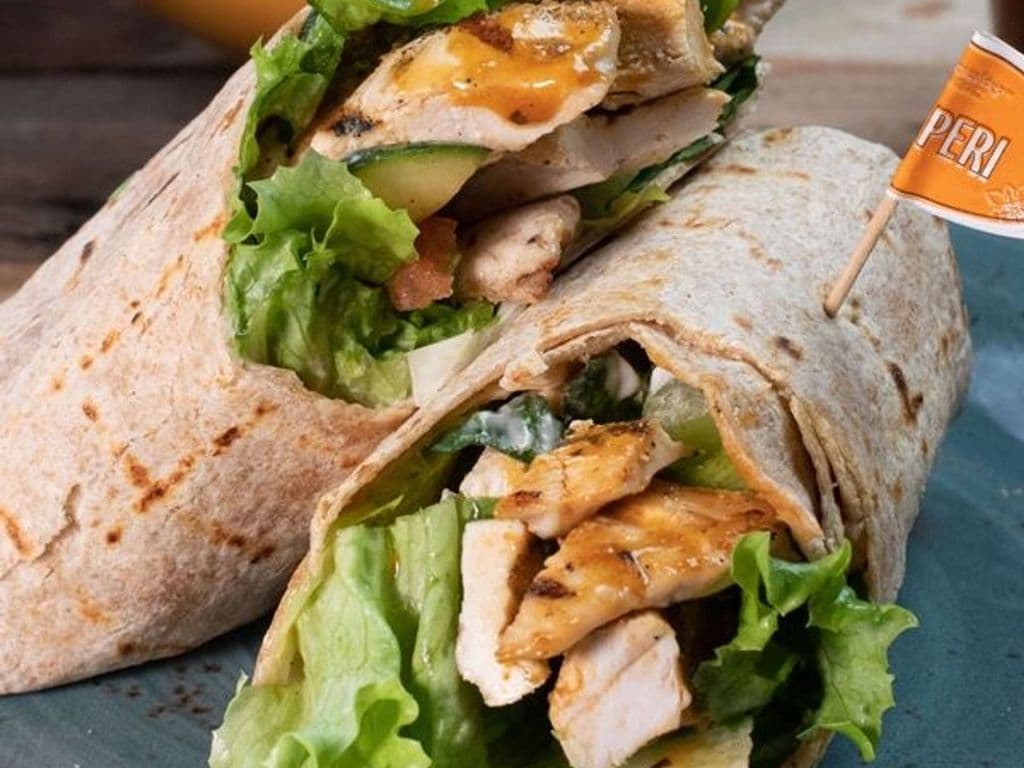 Peri Chicken Wrap with 1 Side