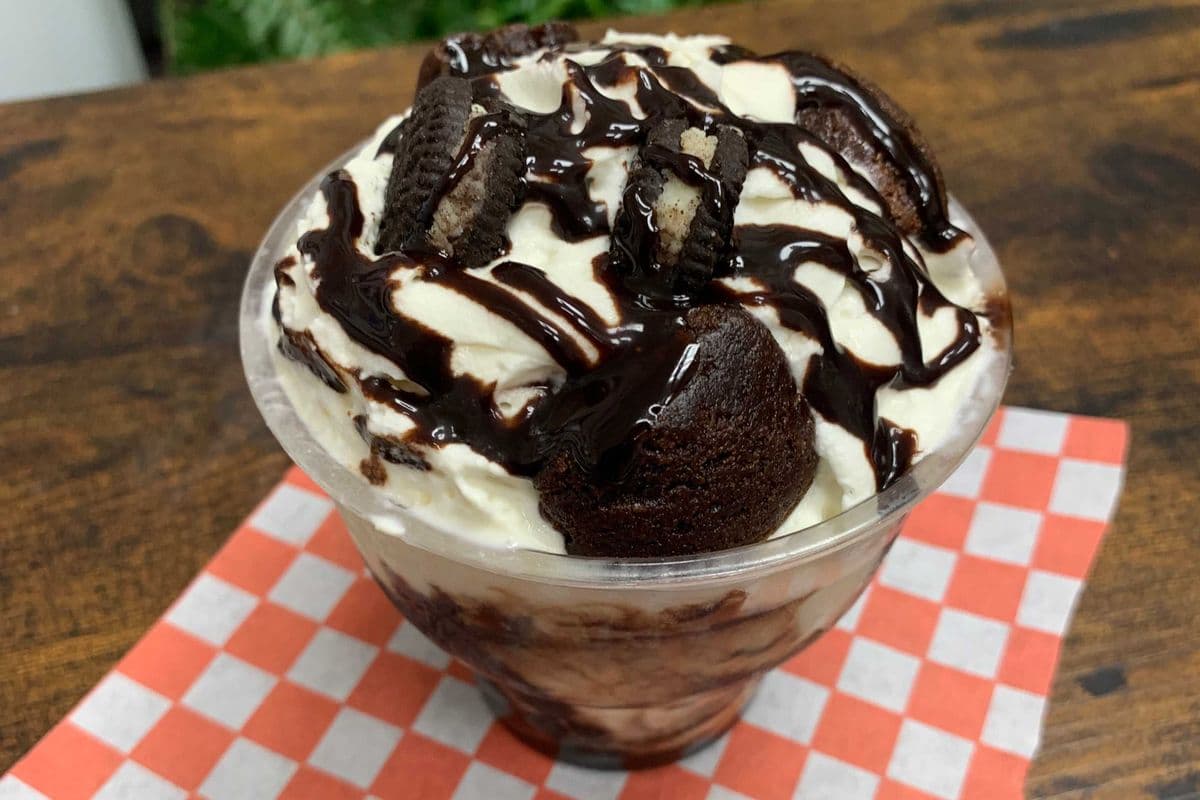 Chocolate Brownie Sundae