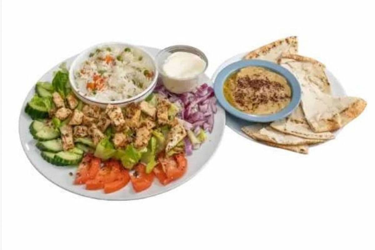 Chicken Souvlaki Platter