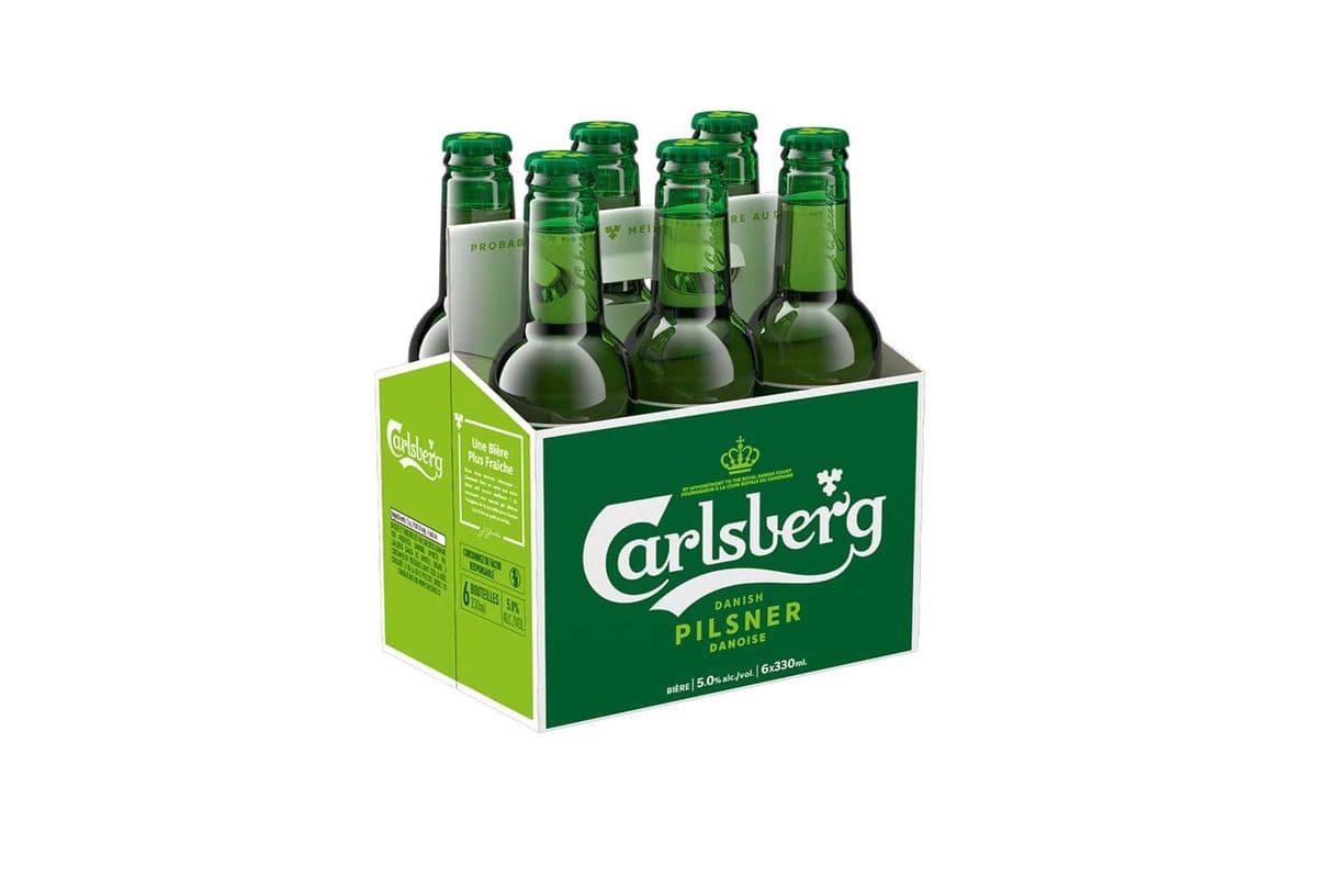 Carlsberg (6 Pack) (6 x 330 ml Bottles)