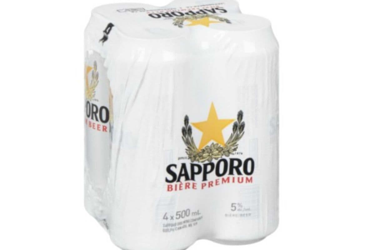 Sapporo - 4 500ML Cans (4 x 500 ml Can)