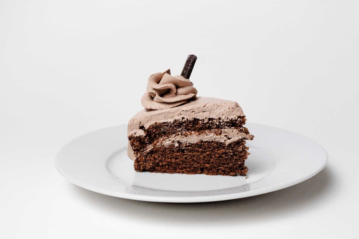 Classic Chocolate Cake Slice (2 Piece)