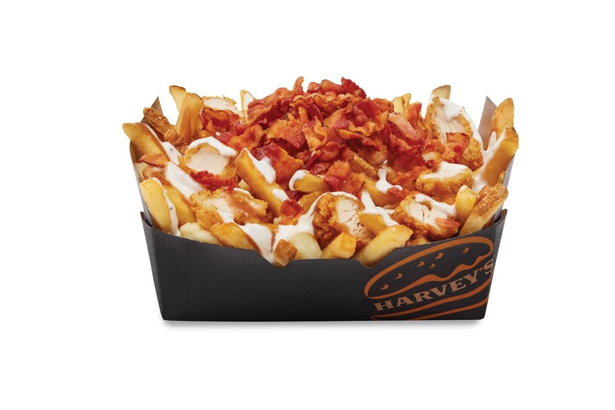 Poutine poulet bacon Ranch grand format / Large Chicken Bacon Ranch Poutine