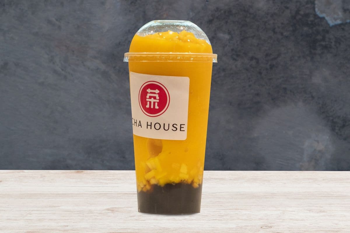Mango Mountain Slush with Pearls