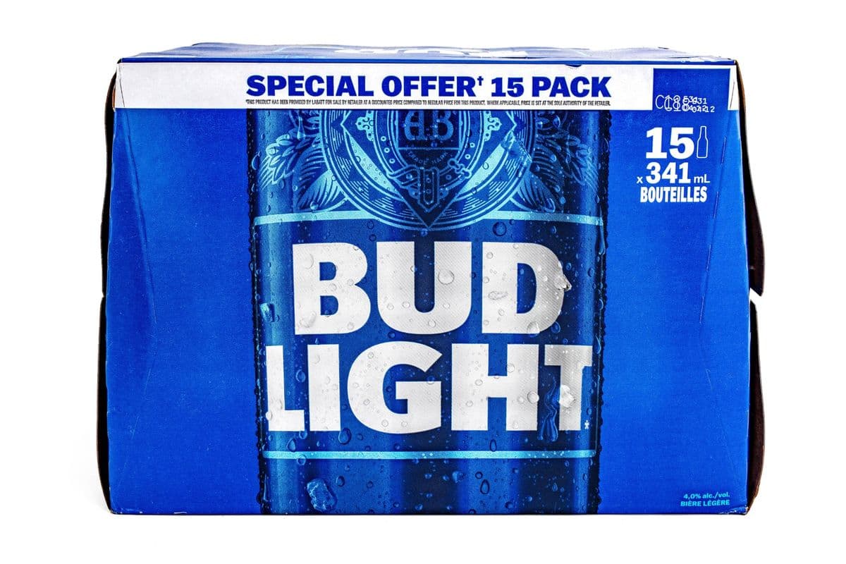 Bud Light (15 Bottles) (1 x 341)
