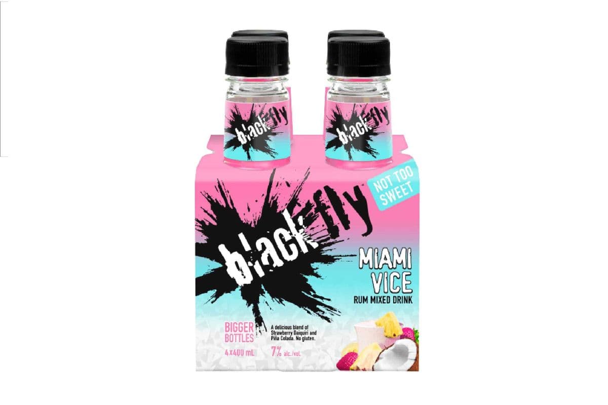 Black Fly Rum Miami Vice-4PK (4 x 400ml)