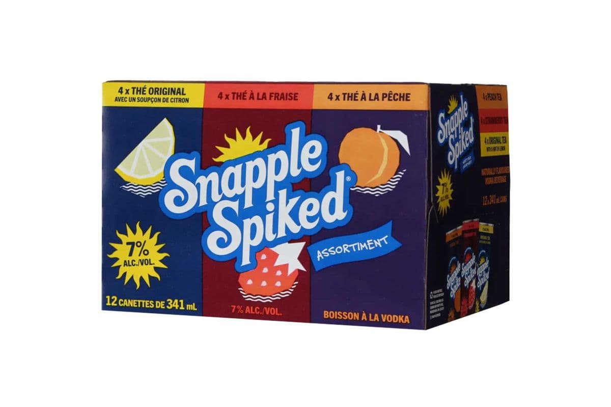 Snapple Spiked 7% Variety Pack (12 x 355ml)