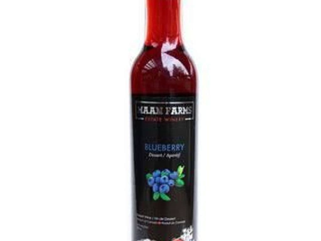MAAN FARM BLUEBERRY Desert Wine, 375ml