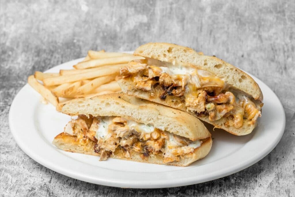 Grill Chicken Mushroom Melt