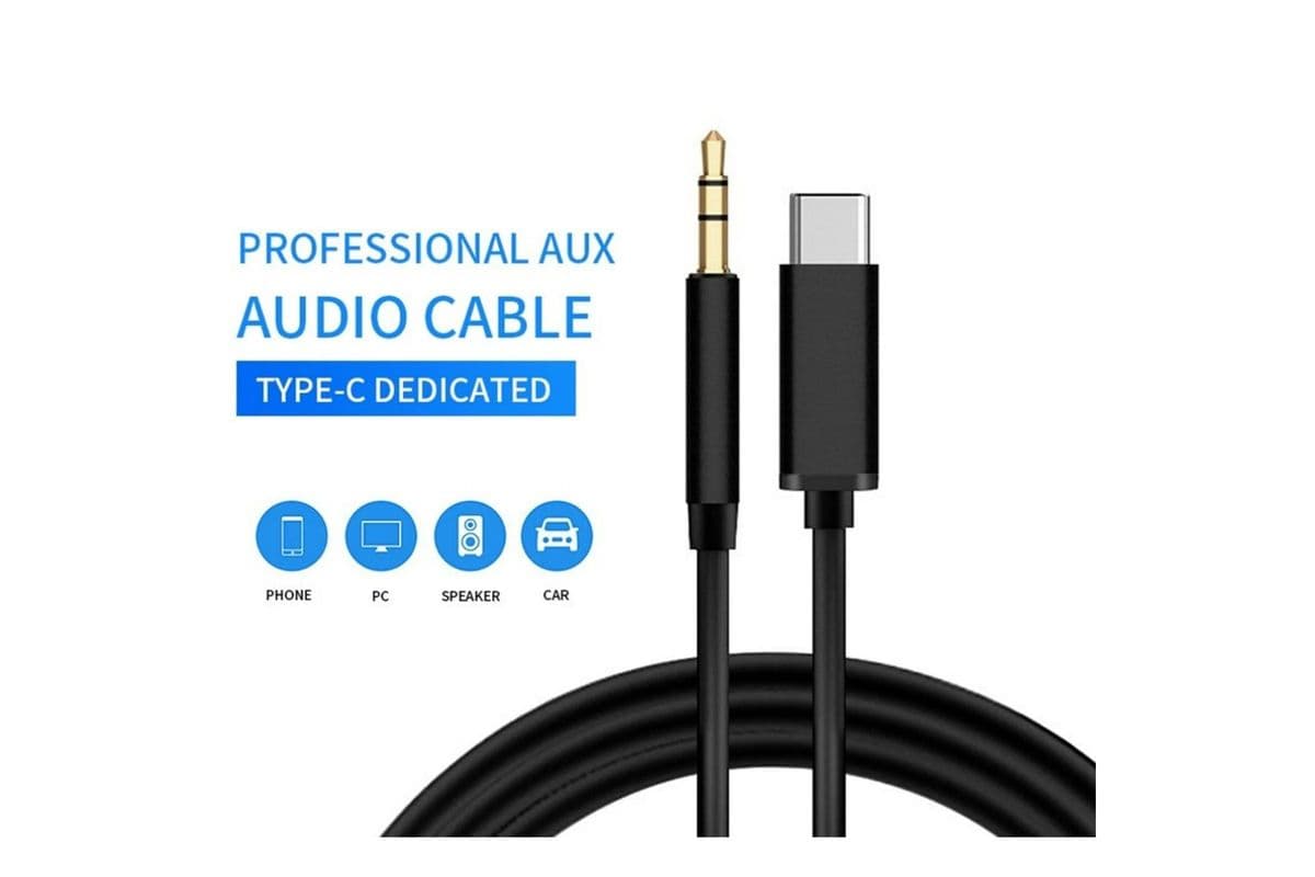 C-Type to Aux Audio Cable