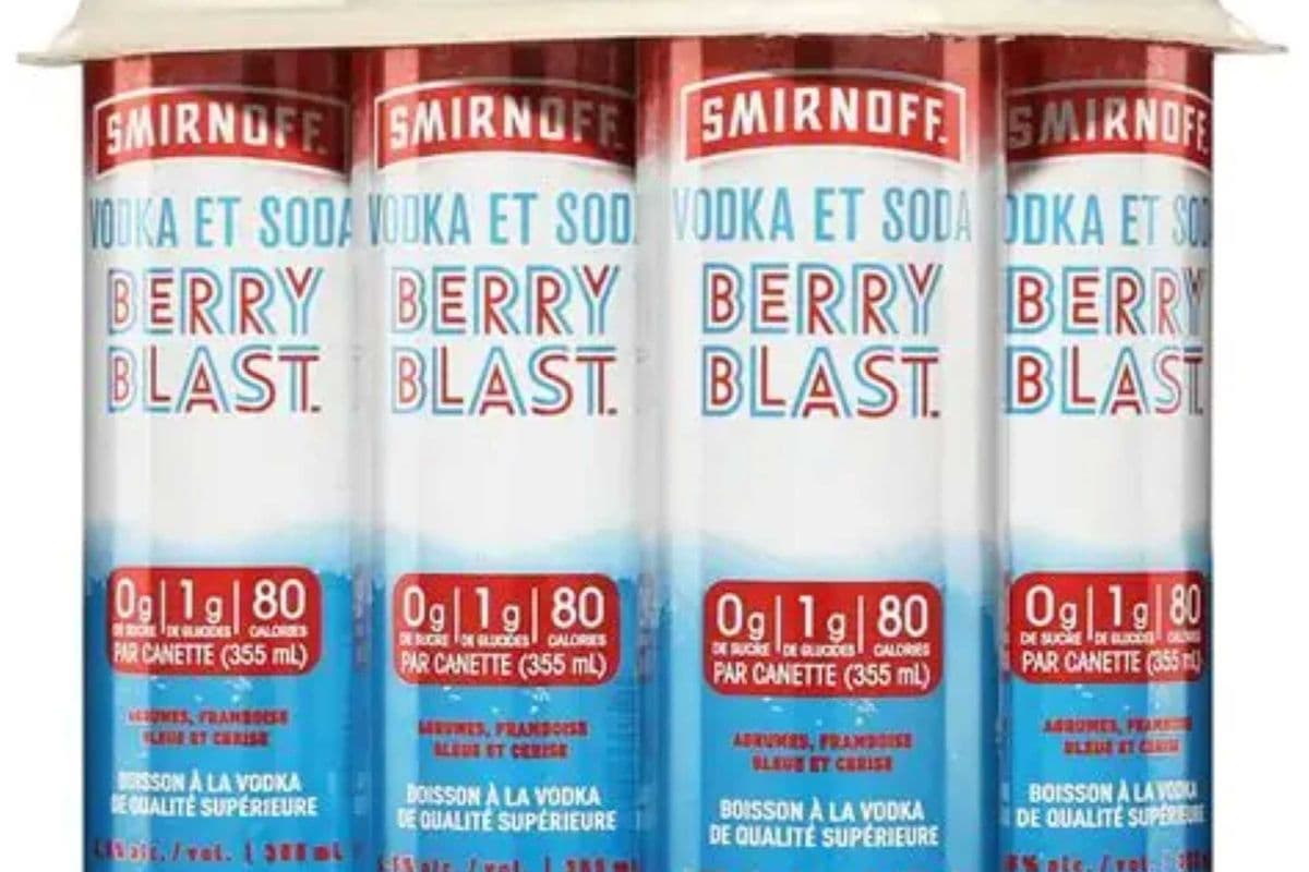 6c Smirnoff Vodka Soda Berry Blast (1 x 2130ml)