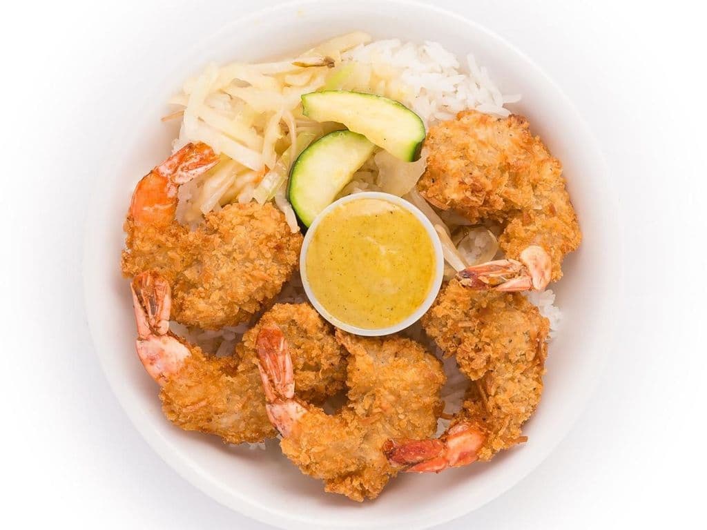 Jumbo Coconut Shrimp Bowl