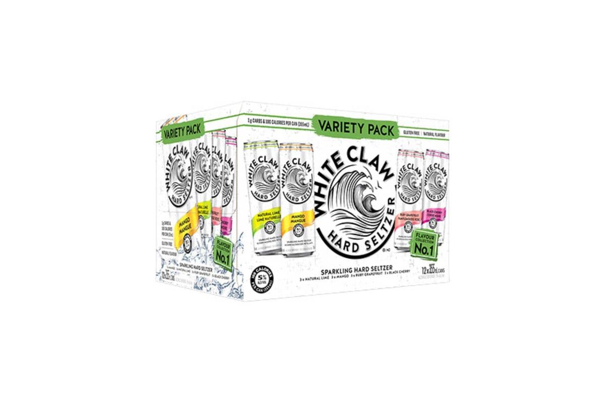*White Claw Variety Pack (No.1) (12 Cans) <SAVINGS EVERYDAY> (1 x 12X355ML)
