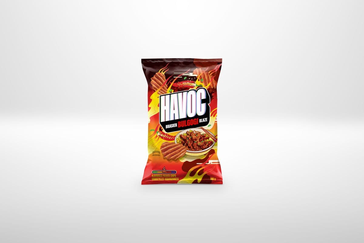 Havoc Bulgogi Blaze Flavoured Potato Chips (190 g)