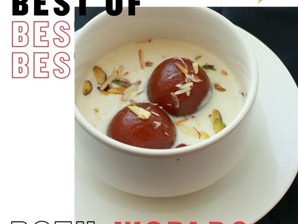 Gulab Jammun With Rabri
