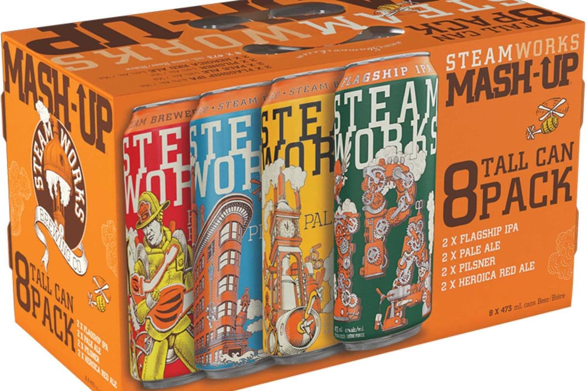 Steamworks Mash-Up Variety Pack - 8x473mL Cans (8 x 473ml)