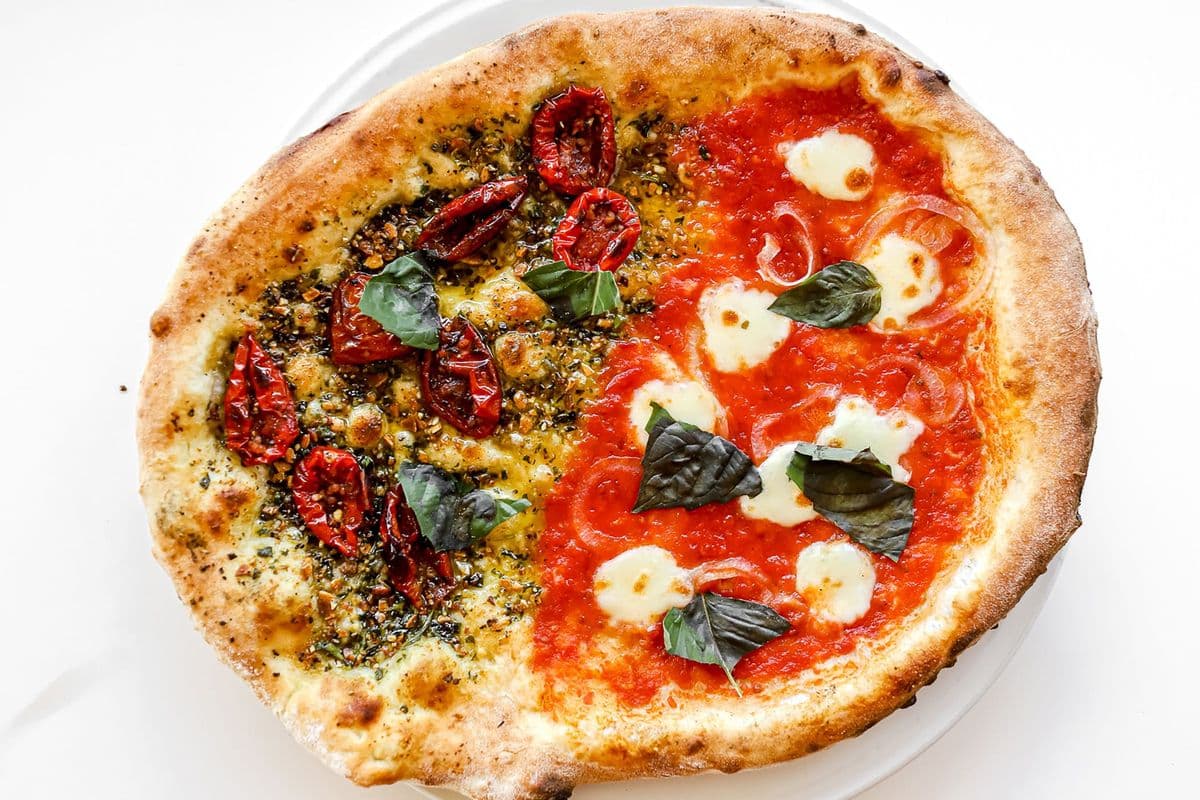 Half and Half Pizza (12")