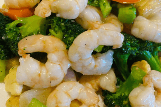 Prawns with Mixed Vegetables