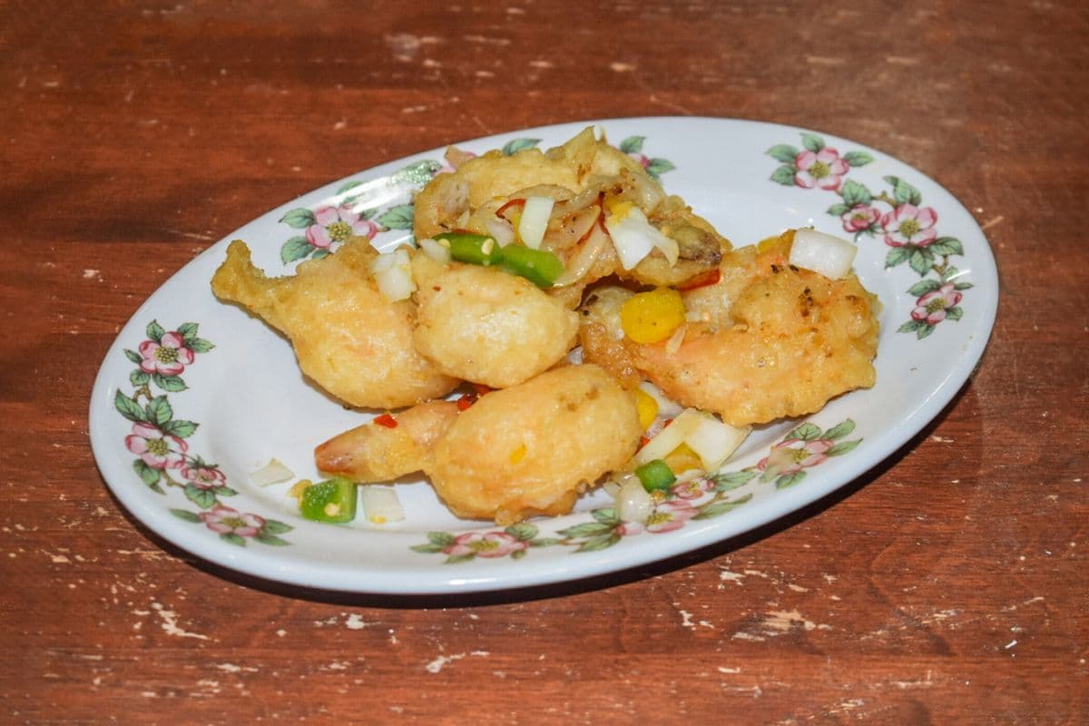 34. Crevettes sel épicées / Spicy Shrimp with Salt-and-Pepper