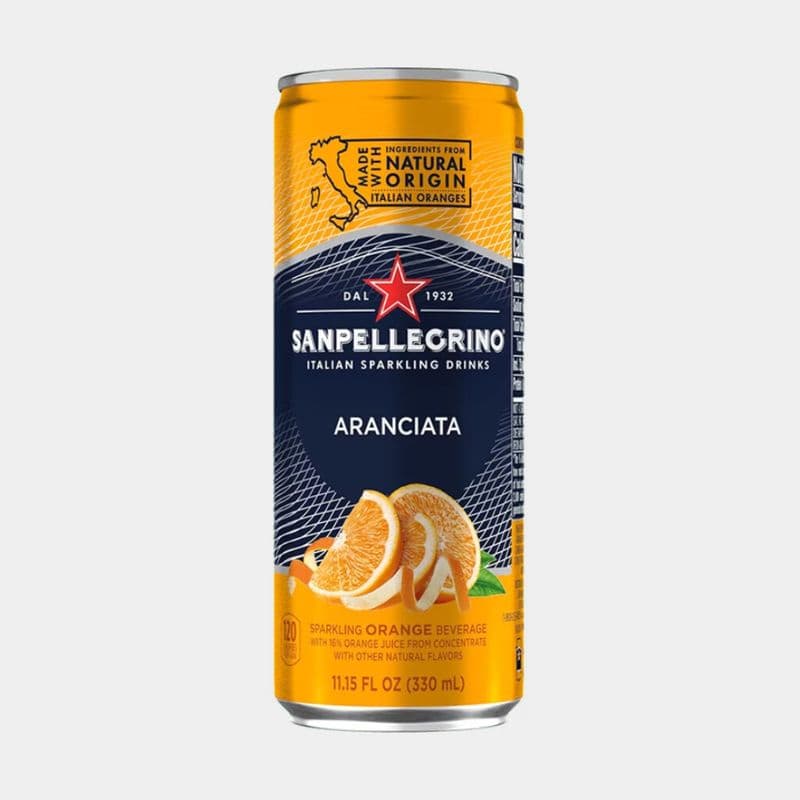 San Pellegrino orange