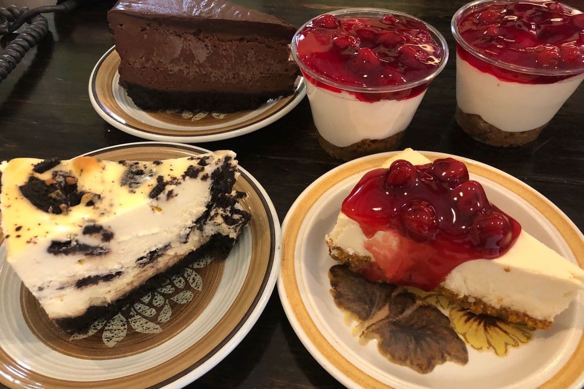 Cherry or TurtleCheesecake