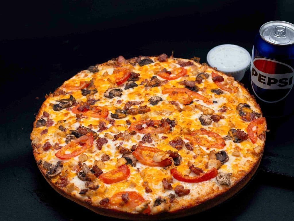Chicken Bacon Ranch Pizza