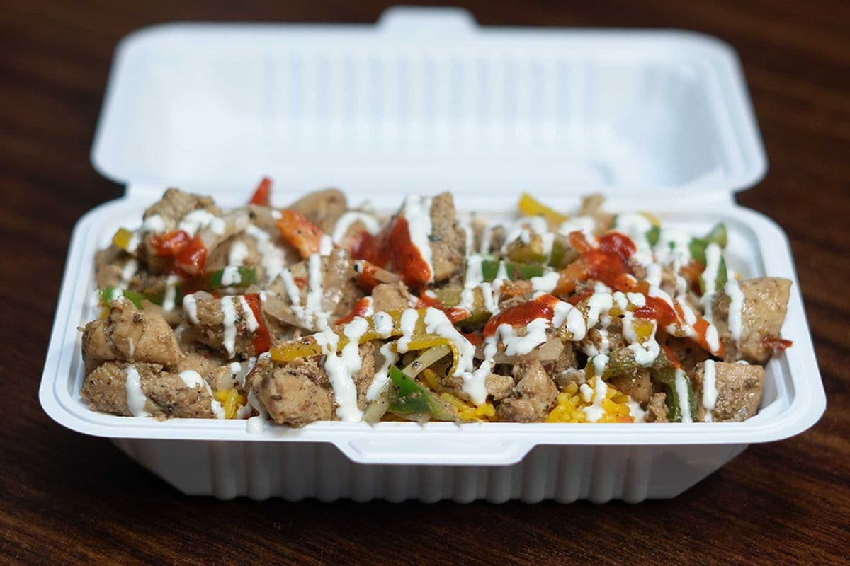 Chicken Souvlaki with Rice