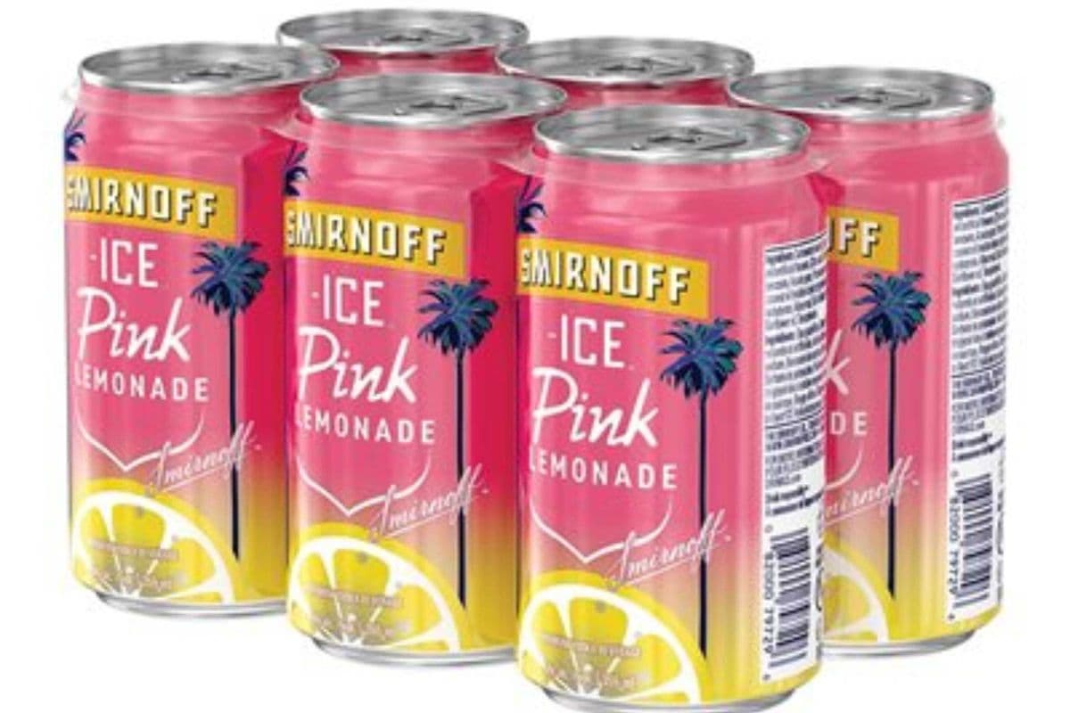 Smirnoff Ice Pink Lemonade (6 x 355 ml Cans)