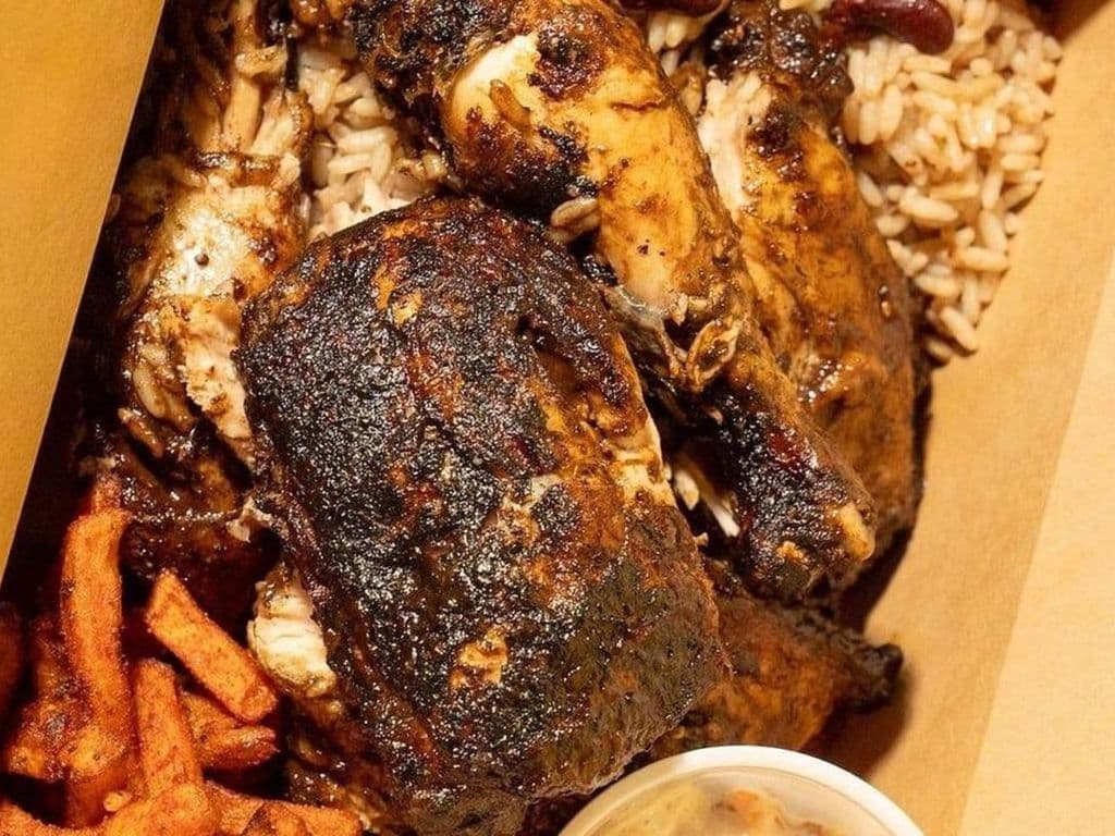 Demi-Poulet au Jerk / Half Chicken Jerk 