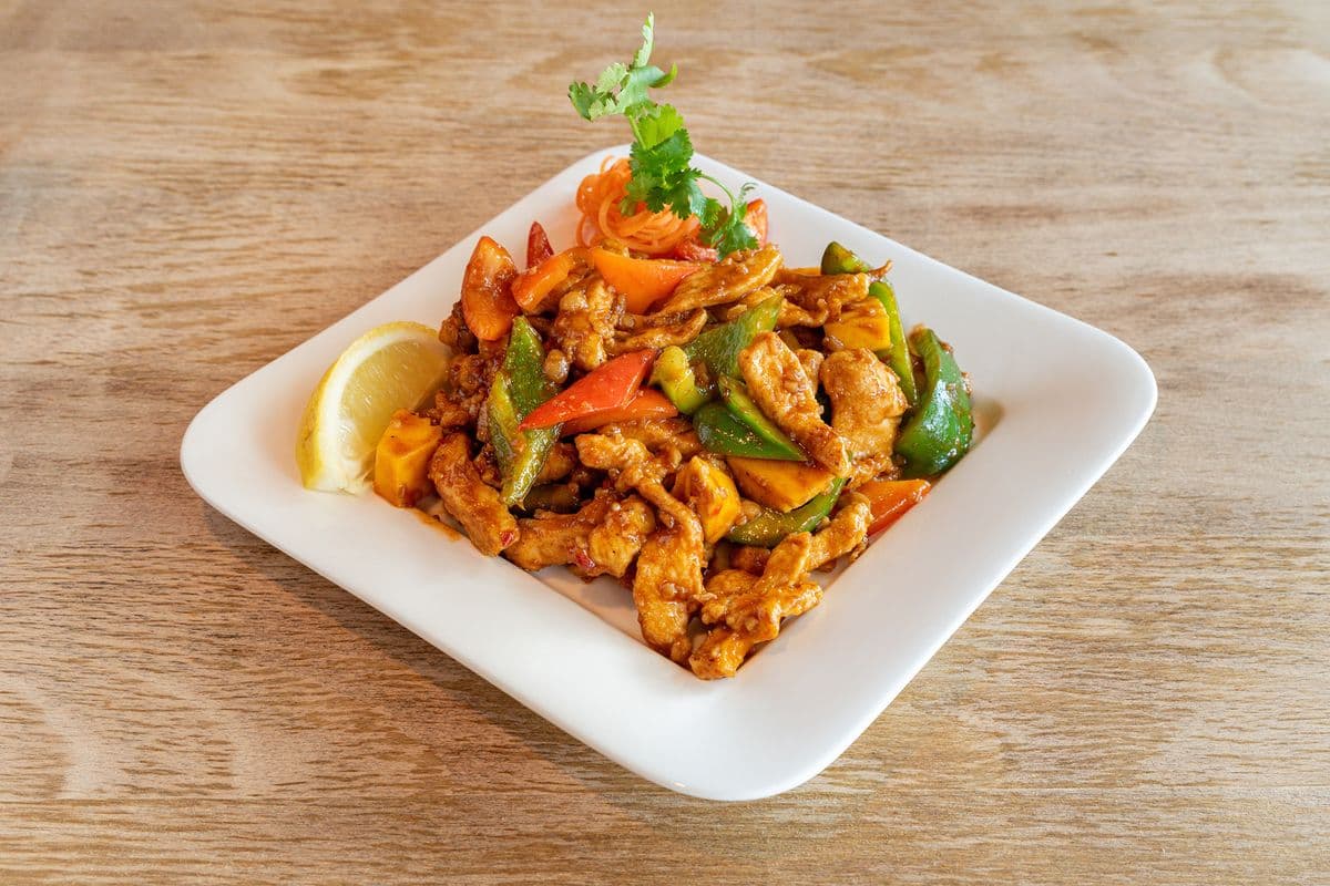 Chicken with Peanut Sauce