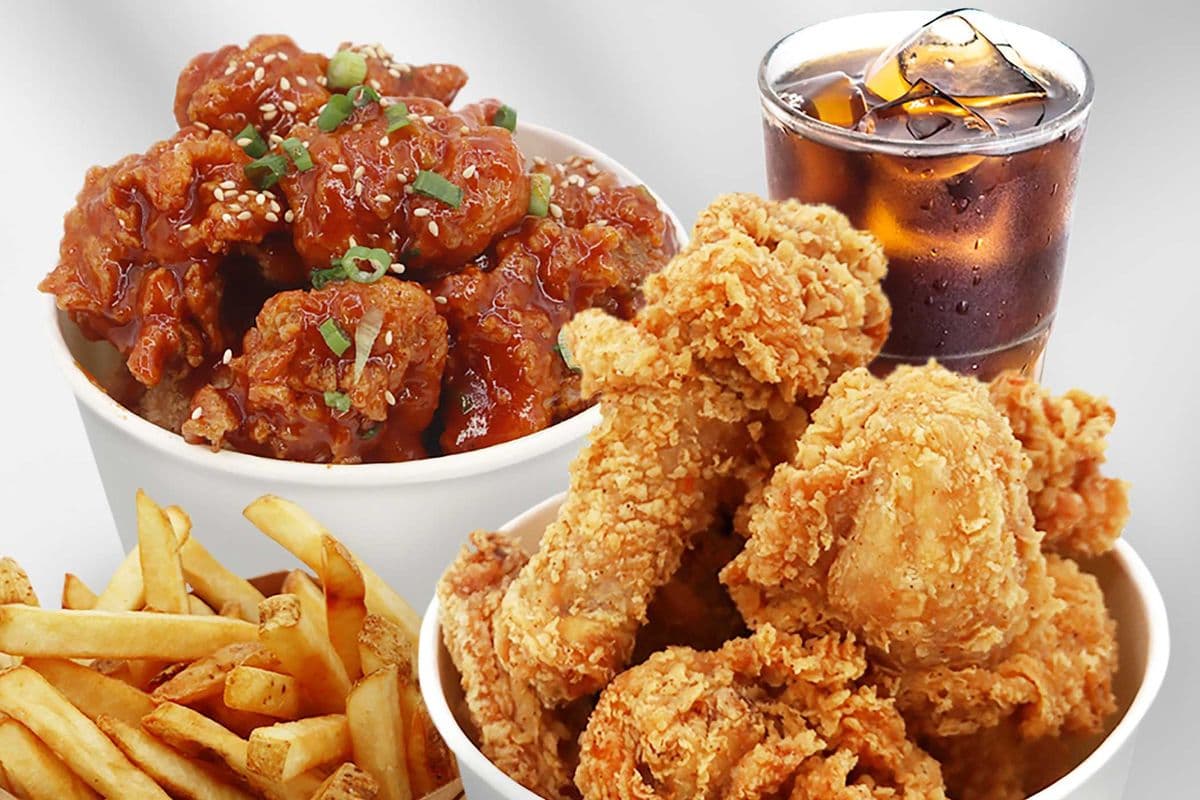 Large Boneless Combo (4pcs+Large Dakgangjeong+1s+1d)