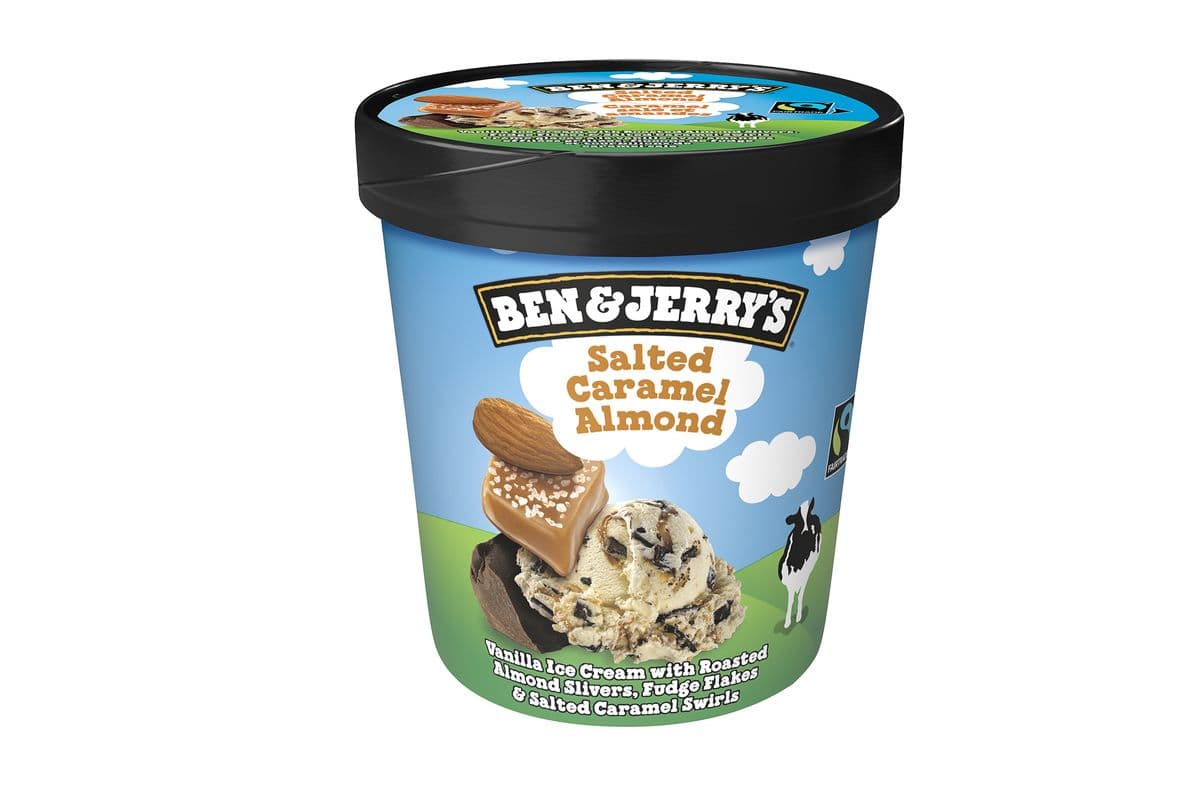 B&J Salted Caramel Almond (473ml) - 77426