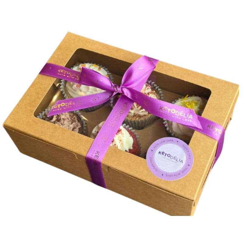 Assorted Keto Cupcakes Gift Box