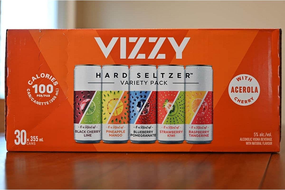 Vizzy Seltzer Variety Pack (30 x 355 ml)