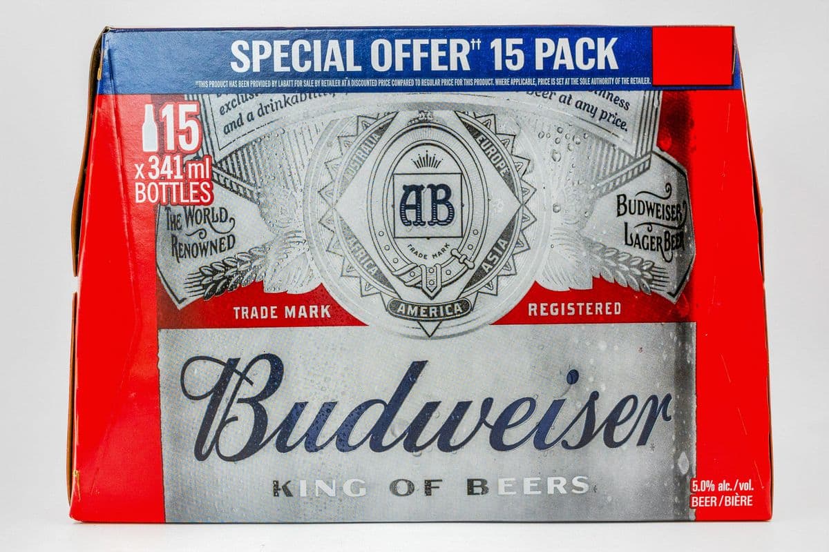Budweiser (15 Bottles) (15 x 341ml)