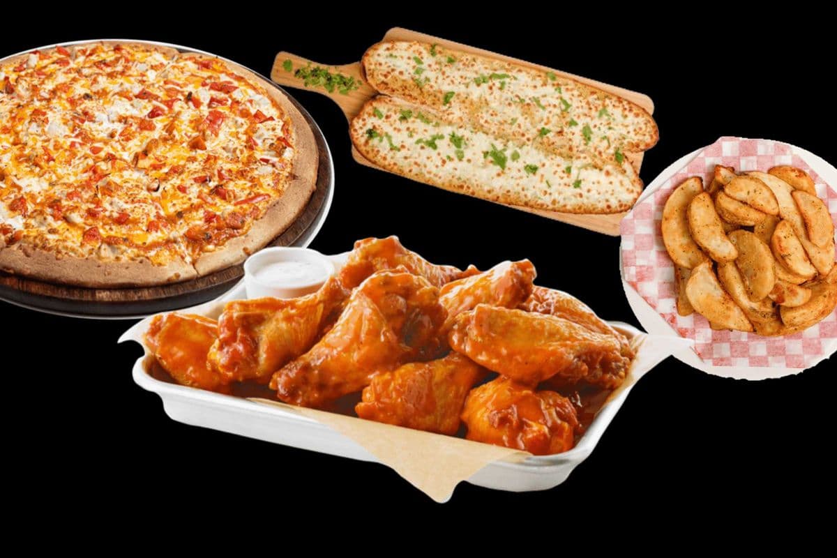 Large Pizza and Wings (16 pcs) Combo