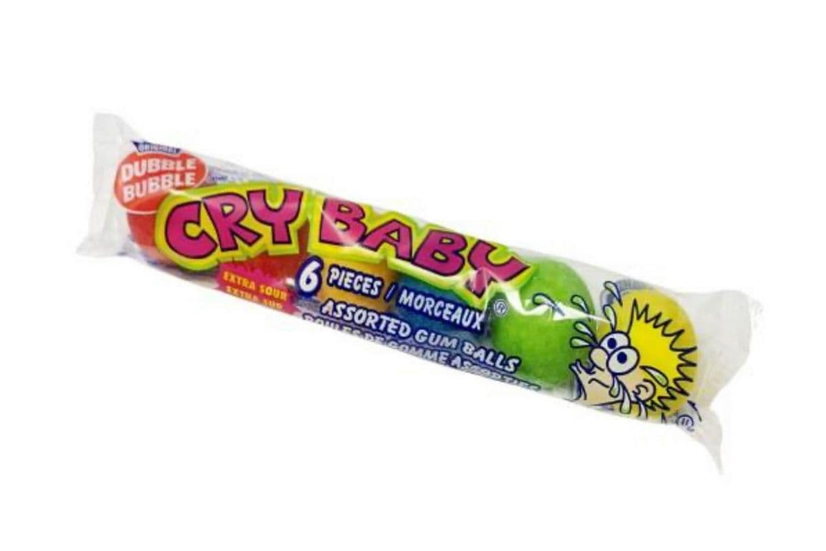 Dubble Bubble Cry Baby Gum Balls (6 Pack)