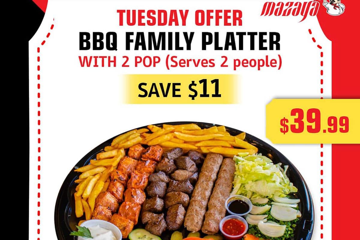 Tuesday BBQ Offer