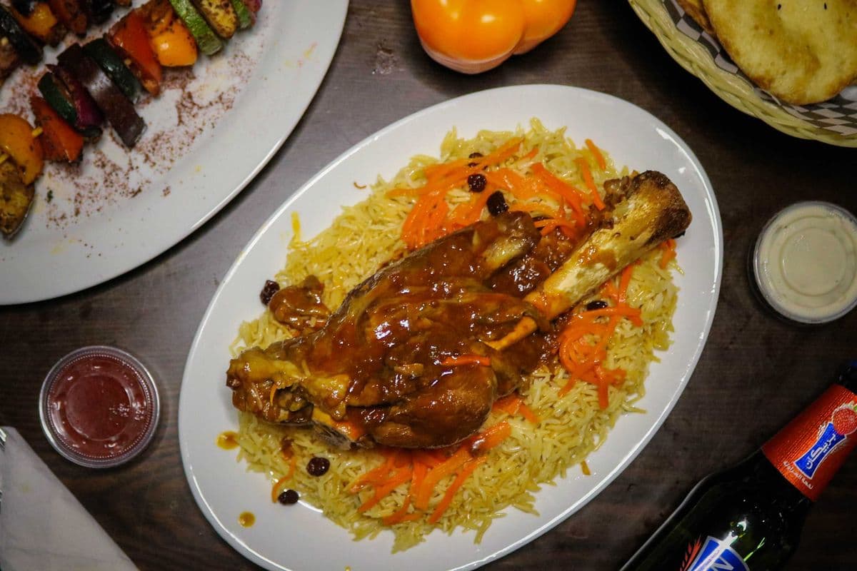 Qabuli with Lamb Shank Dinner
