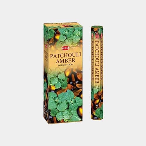 Encens Patchouli ambre (20 bâtons) / Incense Patchouli Amber (20 sticks)