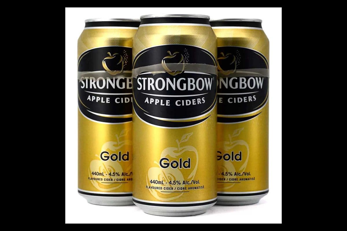 STRONGBOW APPLE CIDER GOLD (4 x 440ML CANS) (4 x 440ML)