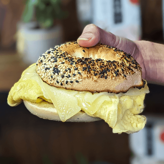Buka Bagel Sammie - Egg and Cheese
