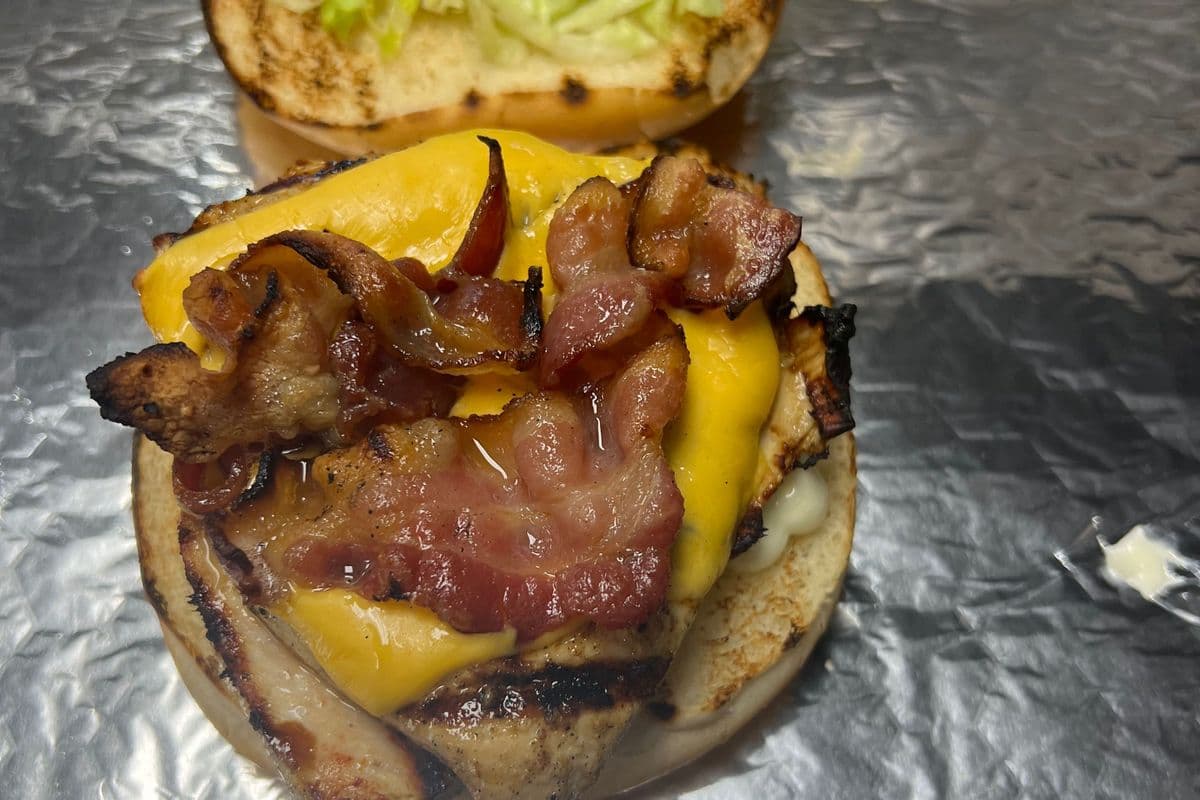 California Chicken Club on a Kaiser Bun