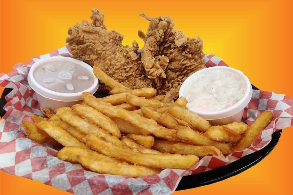 Repas complet poulet (2 mcx) / Complete Chicken Meal (2 pcs)