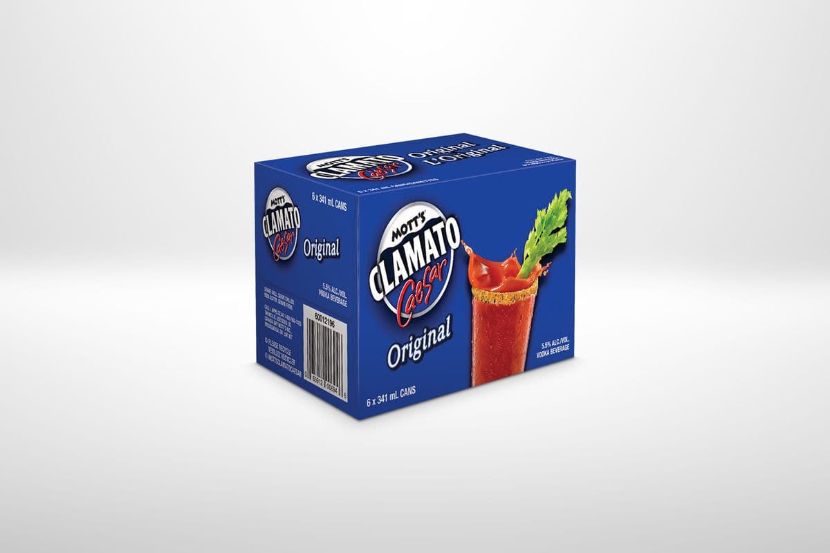 Mott's Clamato Caesar Original (6 x 341 ml)