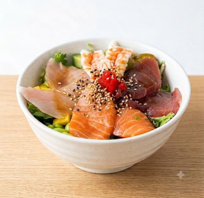 Poke sashimi