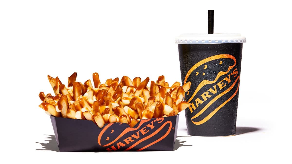 Poutine Classique, grand format, avec boisson