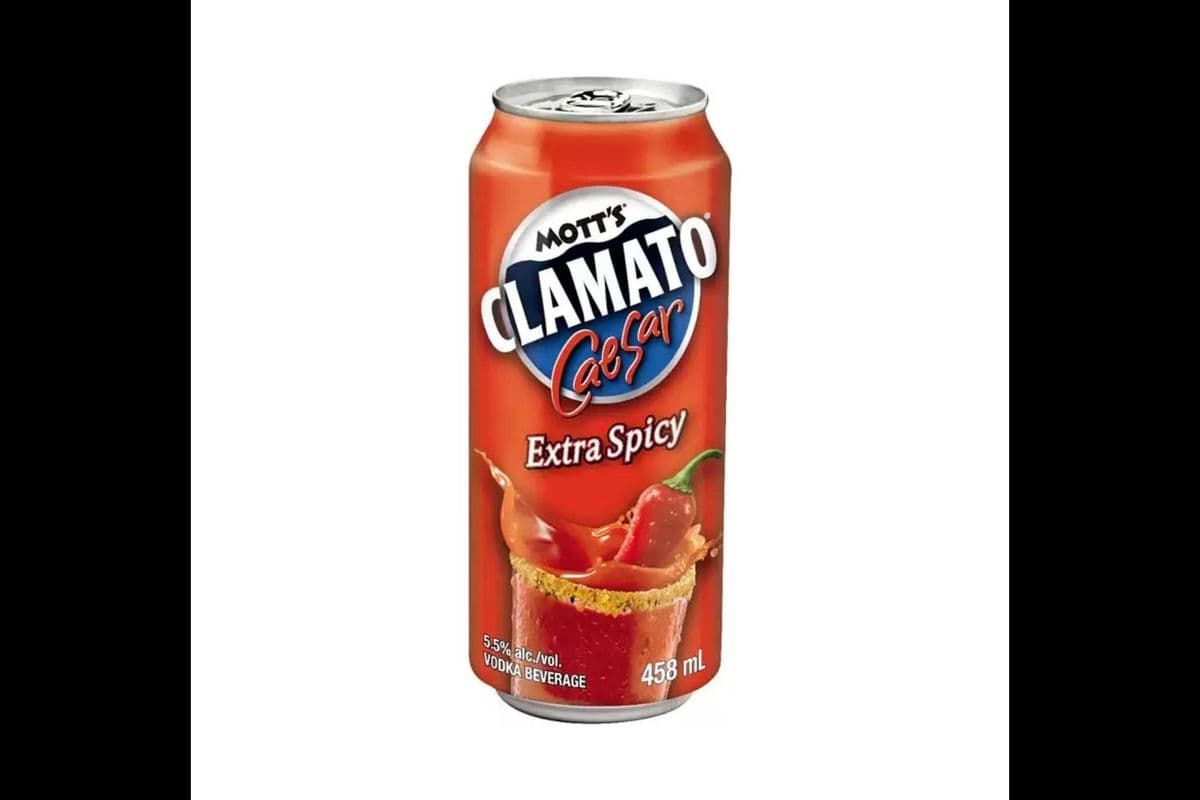 MOTT'S CLAMATO EXTRA SPICY (1 x 458ML CAN) (1 x 458ML)